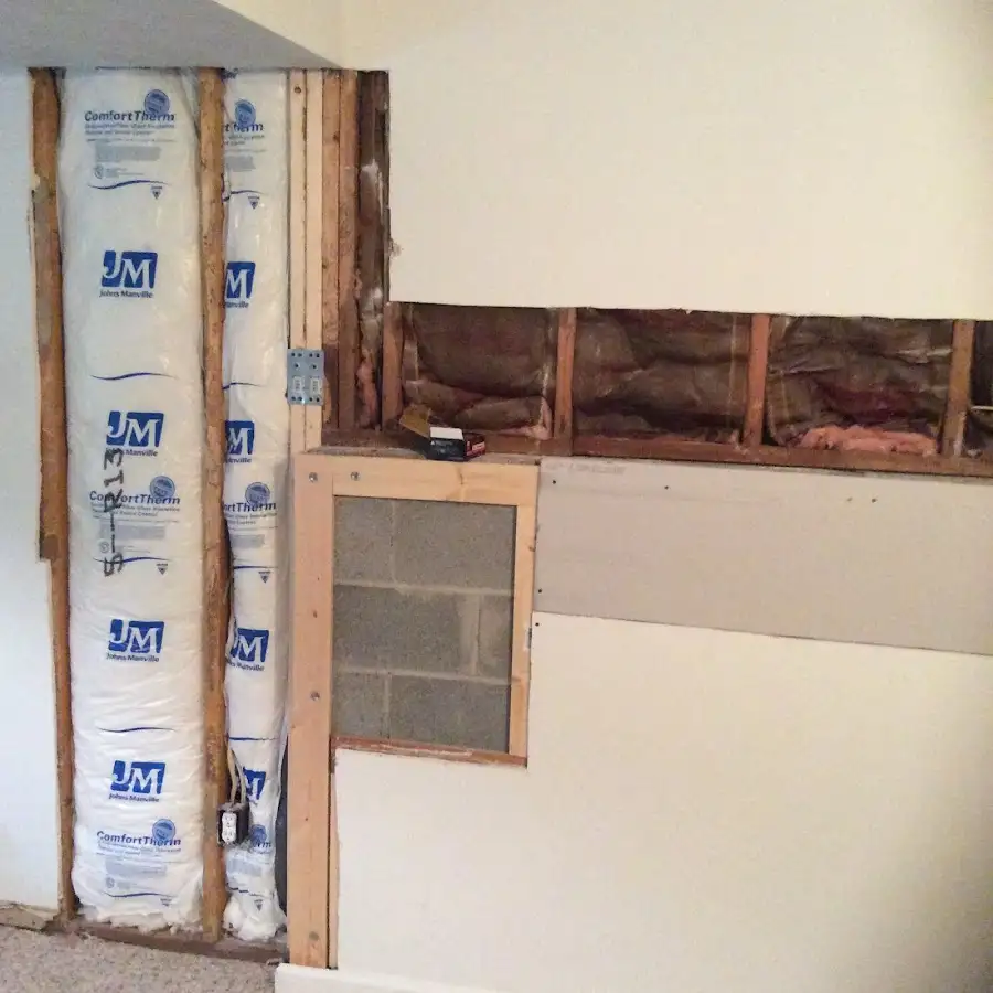 Wall insulation replacement during Structural Drying in Ben Lomond